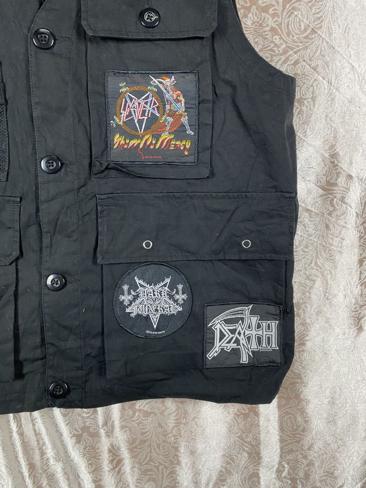 Japanese Brand Army Twill Death Leprosy Patch Tactical Vest Multi Pocket Size US M / EU 48-50 / 2 - 6 Thumbnail
