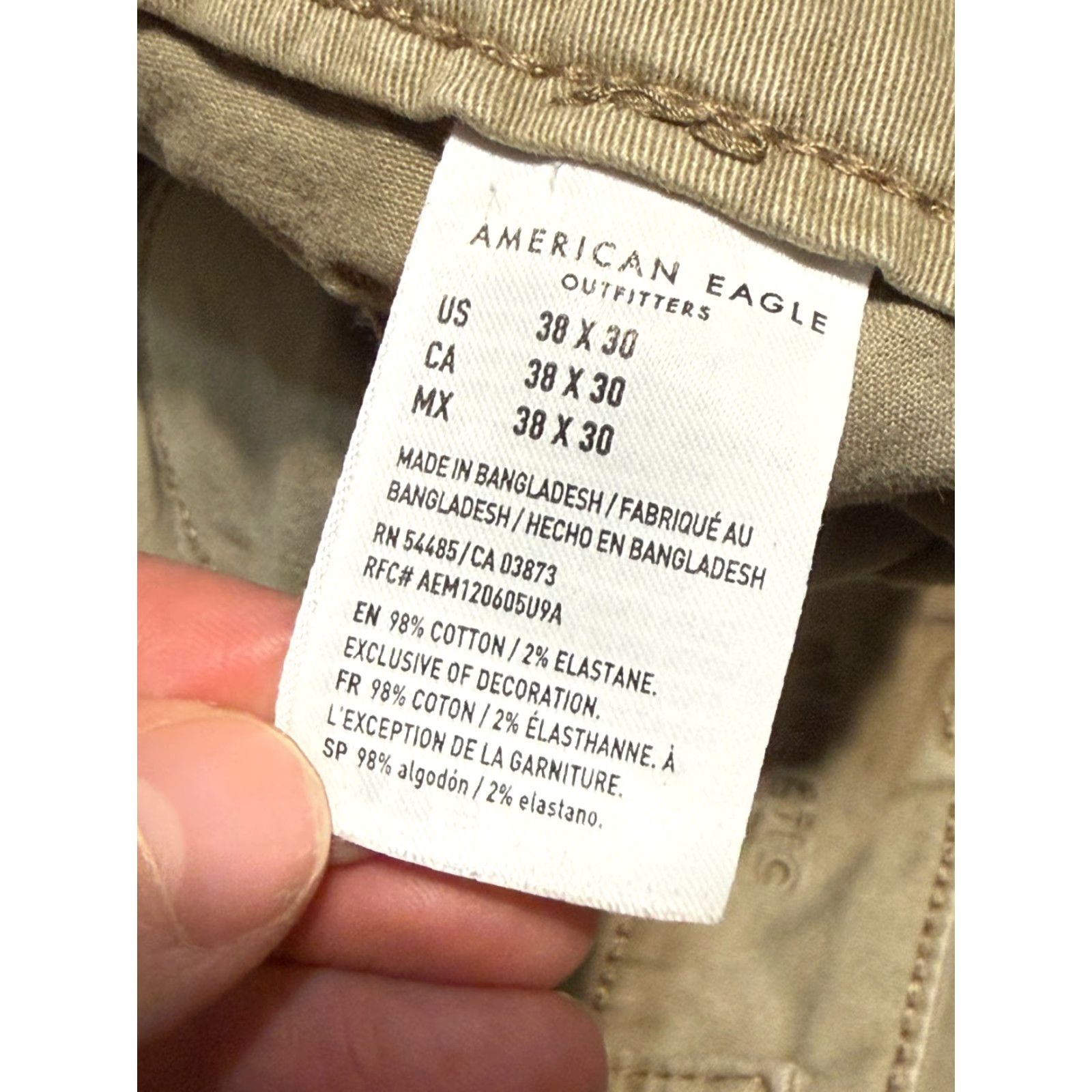 American Eagle Outfitters VINTAGE? No — American Eagle Outfitters Pants Men Size 38 Brown Straight Leg Khaki Pants High Rise Size US 38 / EU 54 - 6 Thumbnail