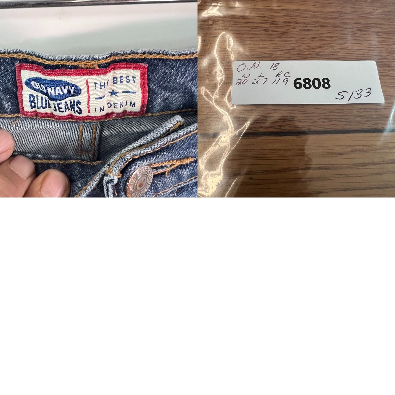 Old Navy Old Navy Women's High Rise Blue Straight Leg Jeans Size 18 Regular Fit Size 40" / US 18 - 8 Thumbnail