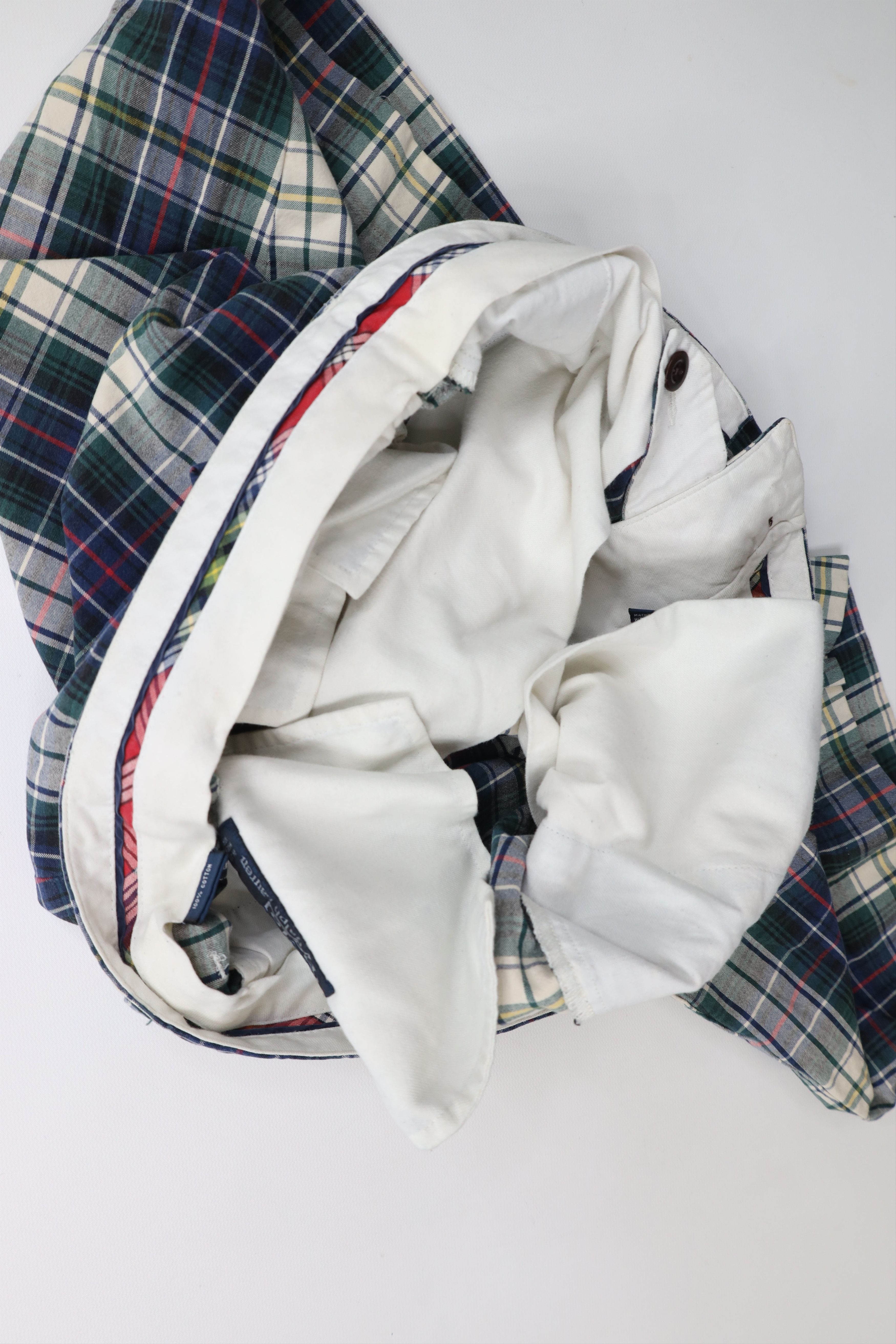 Ralph Lauren Vintage 90s Ralph Lauren Golfing Chino Shorts Cotton Plaid Size US 36 / EU 52 - 9 Thumbnail