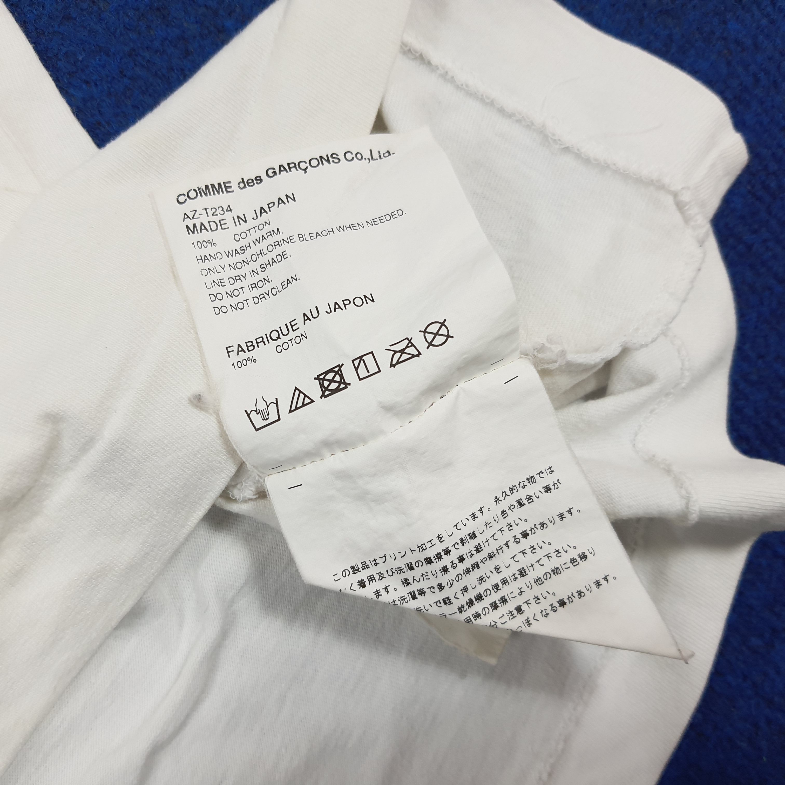 Comme des Garcons PLAY Vintage PLAY Comme Des Garcons Japan Blue Hearts C301N75 Size US L / EU 52-54 / 3 - 7 Thumbnail