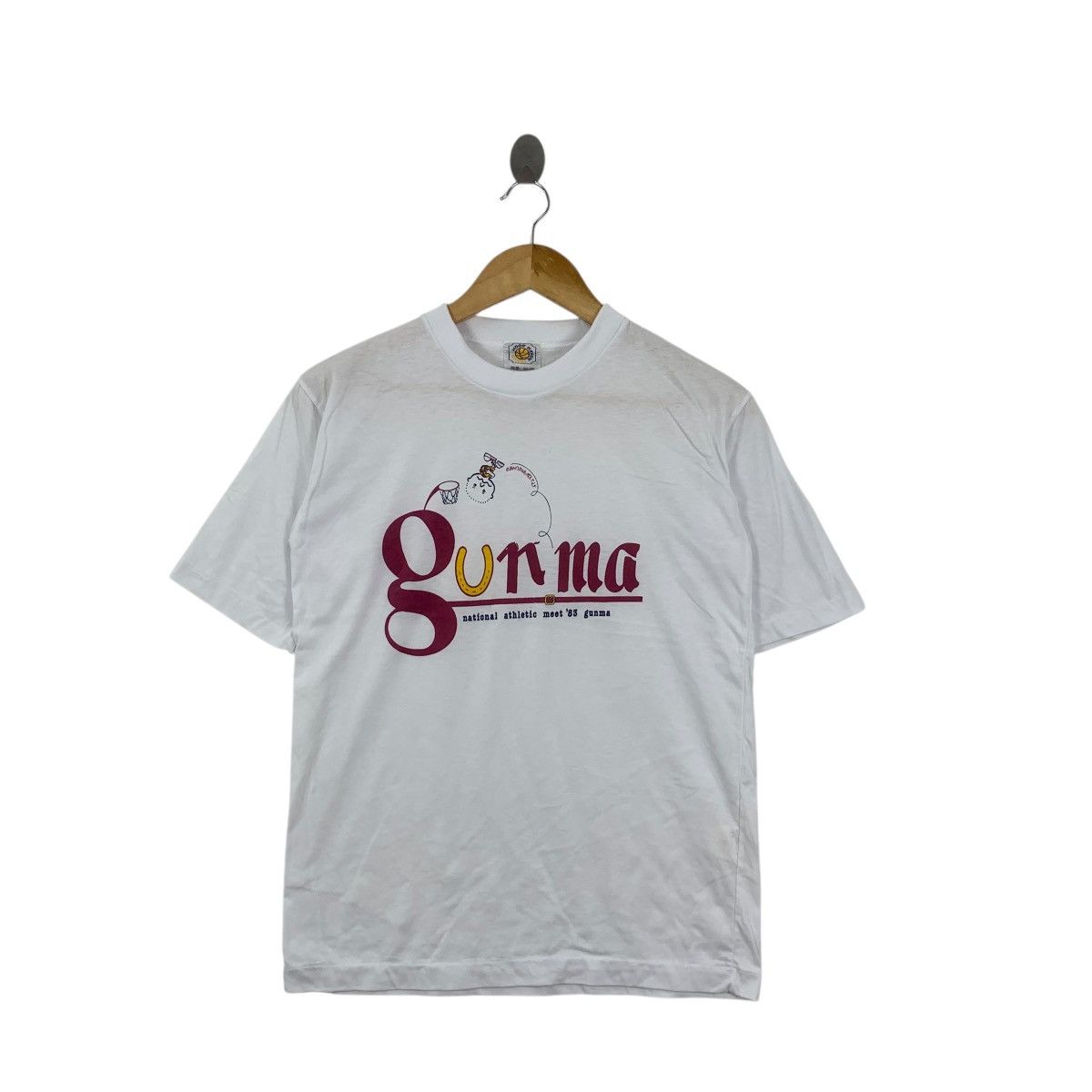 Other Vintage 1983 GUNMA JAPAN National Athletic Tee Shirt Top S Size L / US 10 / IT 46 - 3 Thumbnail