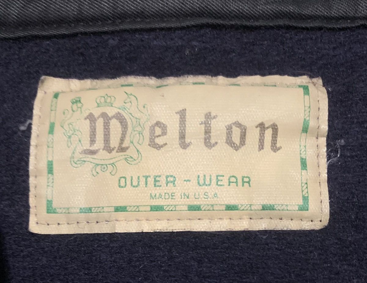 Flannel Vintage Melton Wool Flannel Shirt Jacket Size US M / EU 48-50 / 2 - 5 Thumbnail
