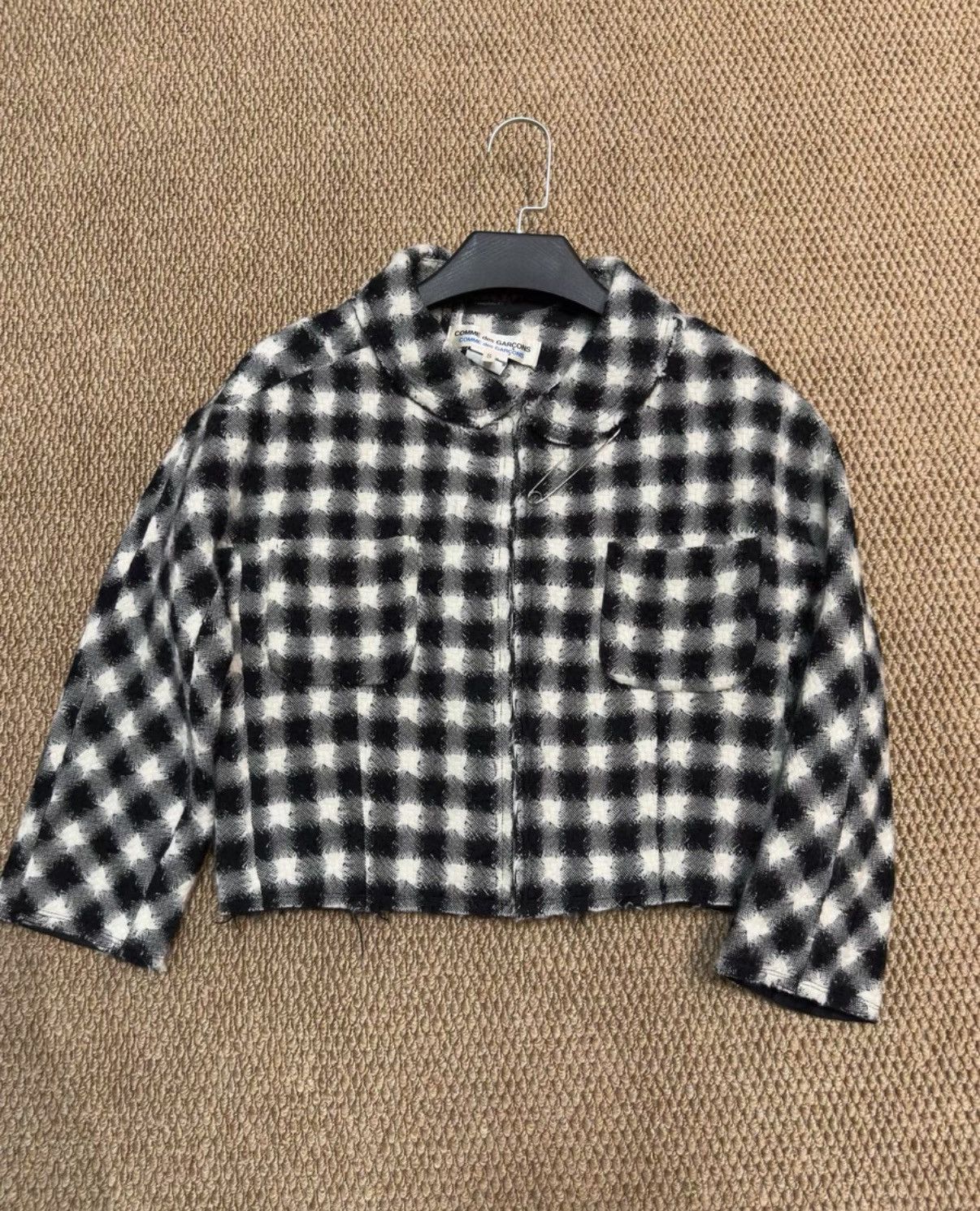 Comme des Garcons Comme des Garçons Plaid Short Jacket K23 Size S / US 4 / IT 40 - 1 Thumbnail