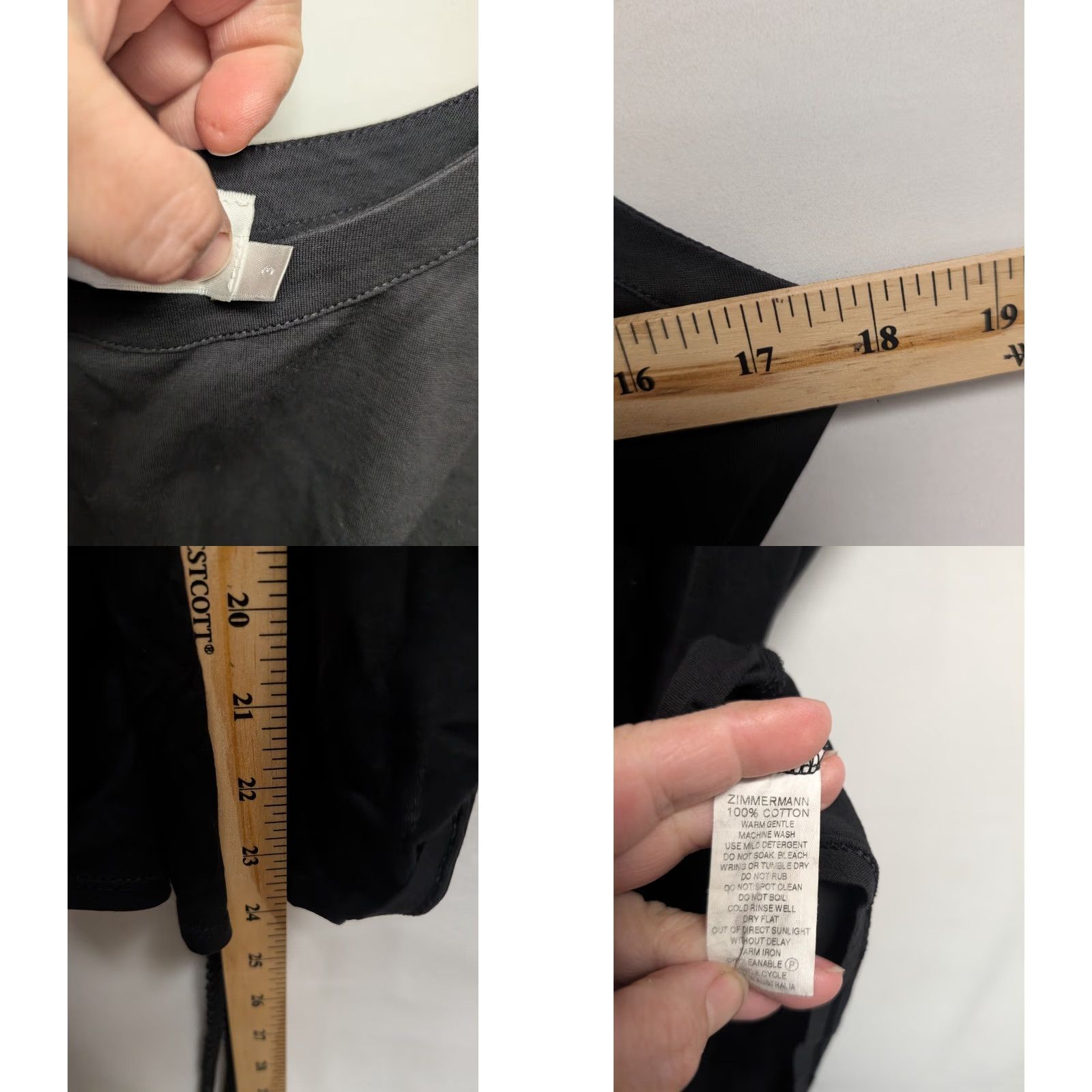 Zimmermann Zimmermann Little Black Dress Swim Coverup Belted Rope Belt Sz 3 Cotton Sleeveless Mini Short Women Dress Black Designer Size S / US 4 / IT 40 - 8 Thumbnail