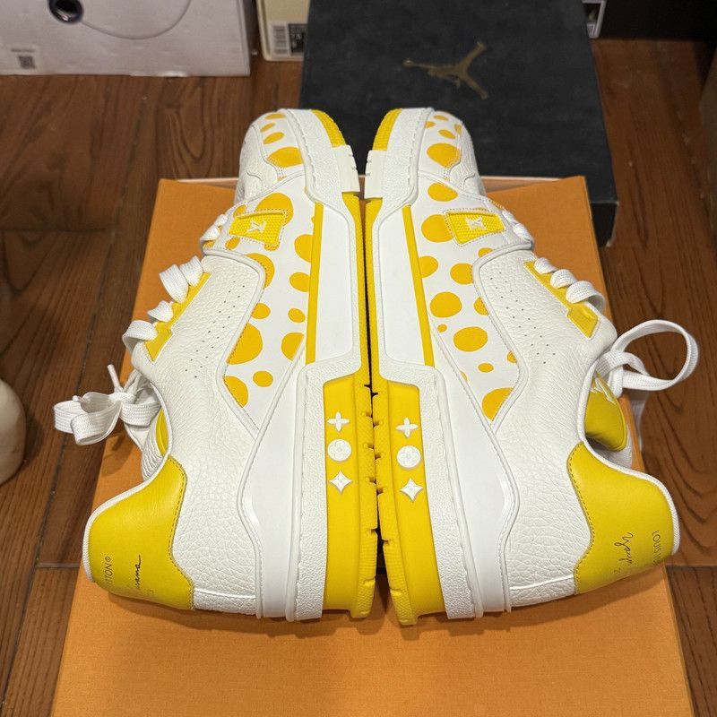 Louis Vuitton Yayoi Kusama x Louis Vuitton Yellow Dot Trainers -2508 Size US 10.5 / EU 43-44 - 8 Thumbnail
