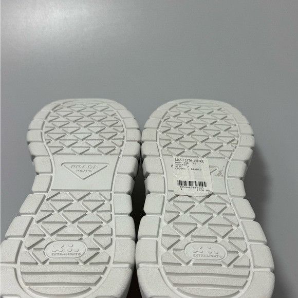 Prada Prada Logo Plaque Chunky Leather Sneakers White Men’s Size 7 Size US 7 / EU 40 - 8 Thumbnail