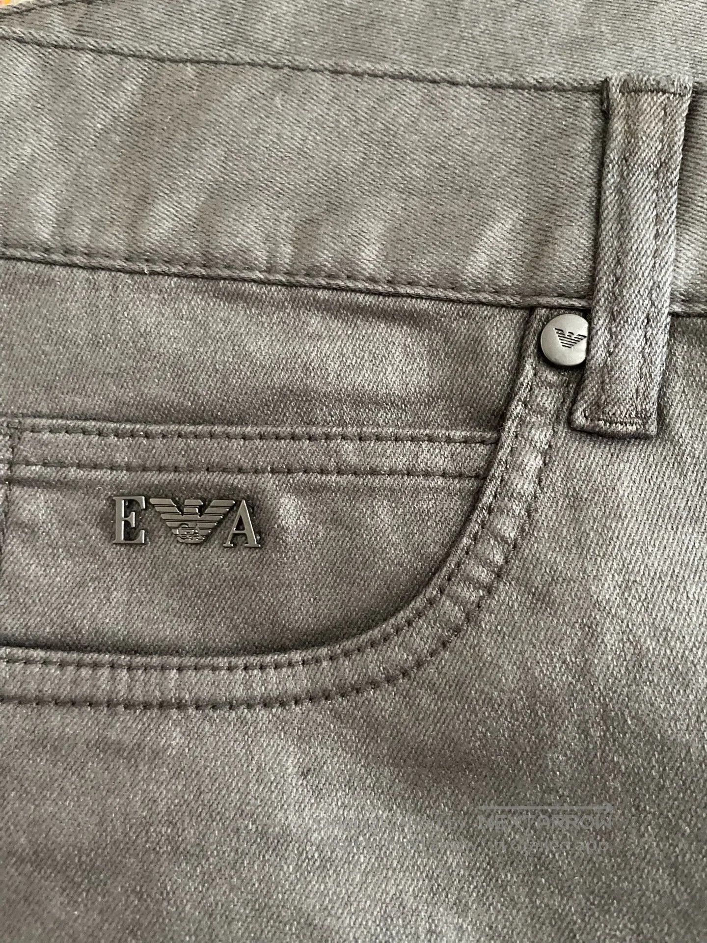 Emporio Armani EA Armani Black Casual Pants. Size 34" / US 12 / IT 48 - 4 Thumbnail