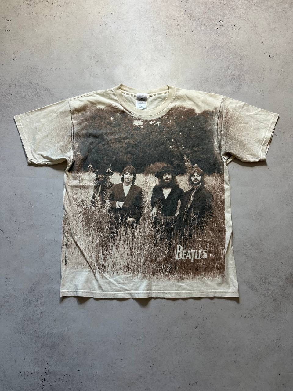 Vintage The Beatles 1998 Alloverprint Promo T-shirt XL