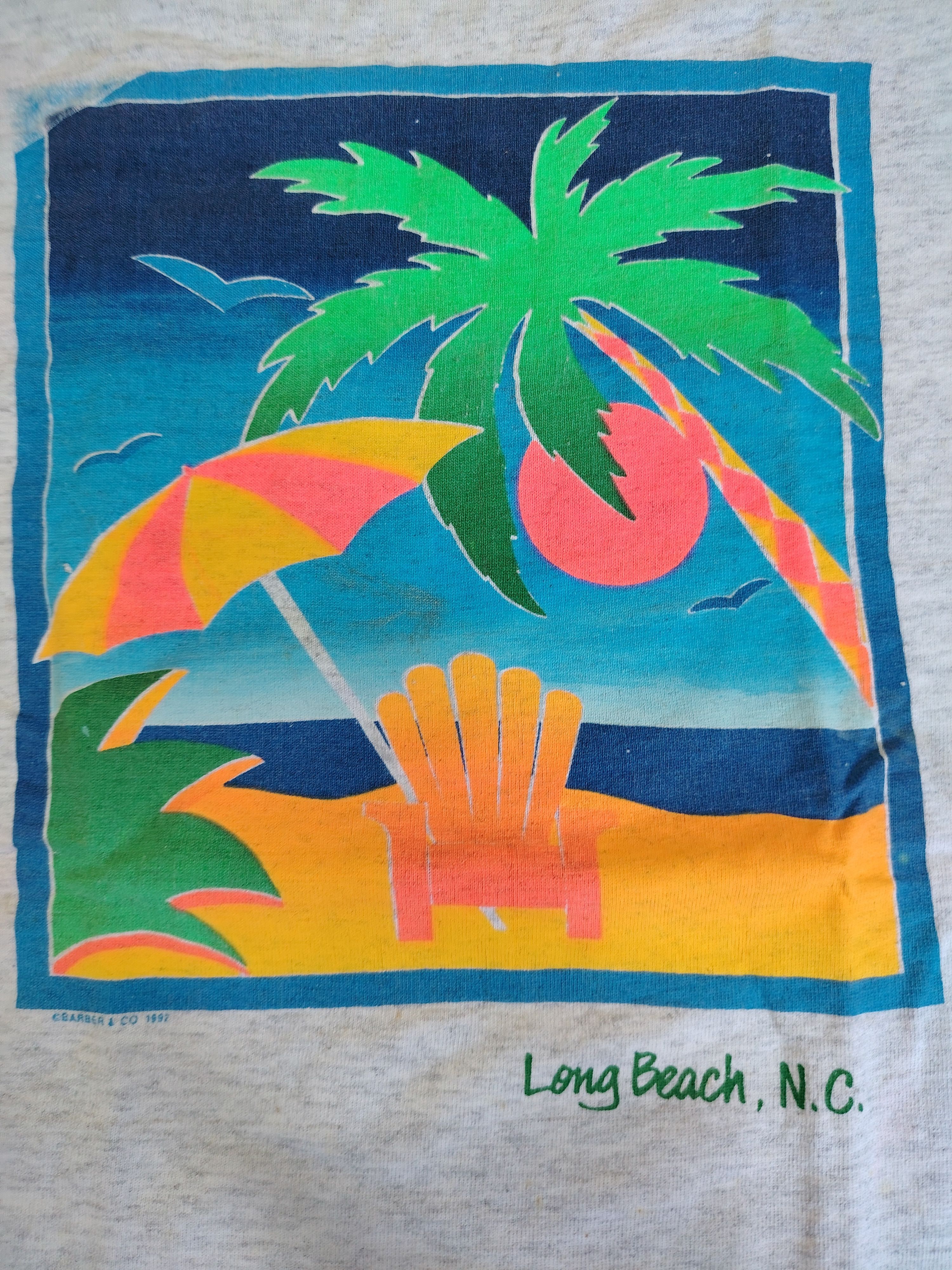 Other Vintage 1997 Long Beach California T-Shirt by Barber & Co Size US L / EU 52-54 / 3 - 5 Thumbnail