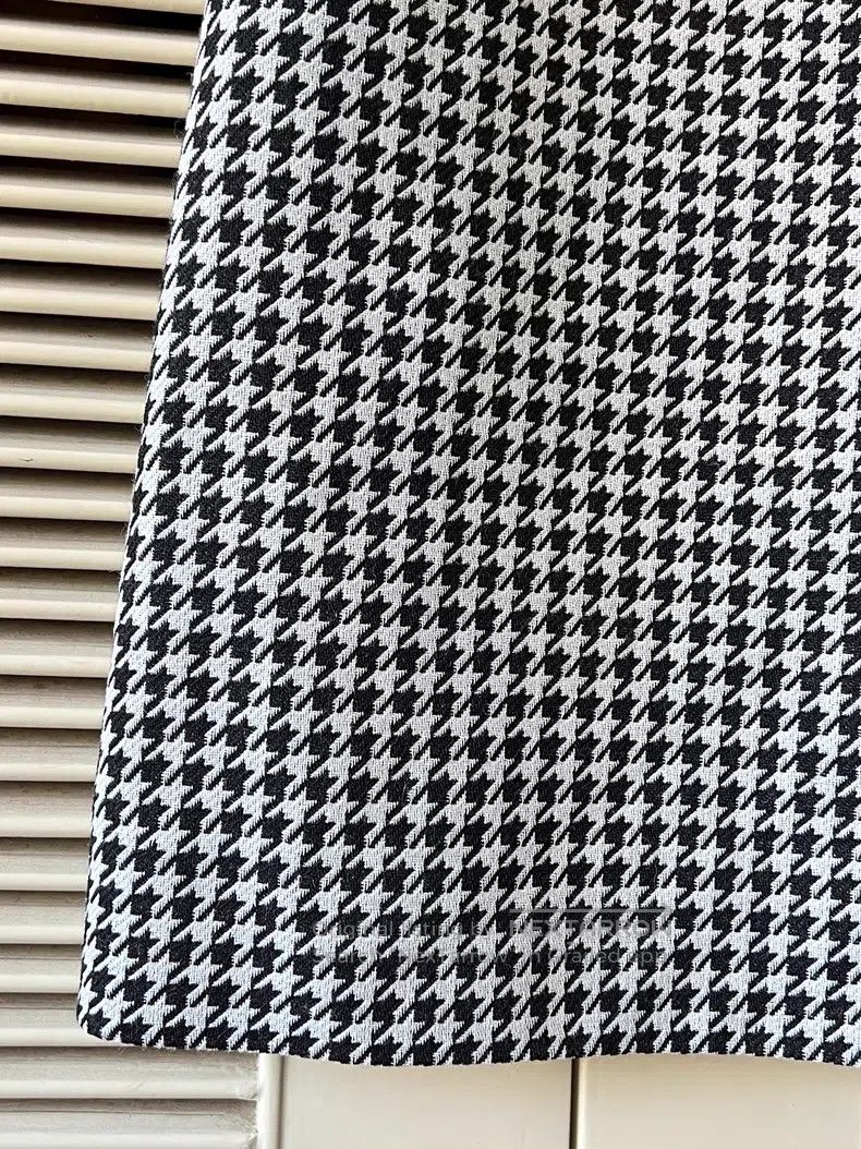 Dior Dior Thousand-bird check wool skirt Size 24" / US 00 / IT 34 - 5 Thumbnail