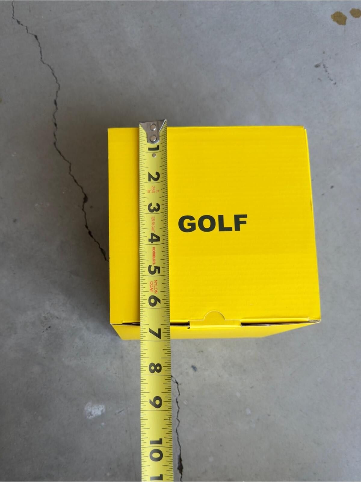 Golf Wang Golf Wang / Gift Logo Square Cardboard Box / Box / Yellow Size ONE SIZE - 2 Thumbnail