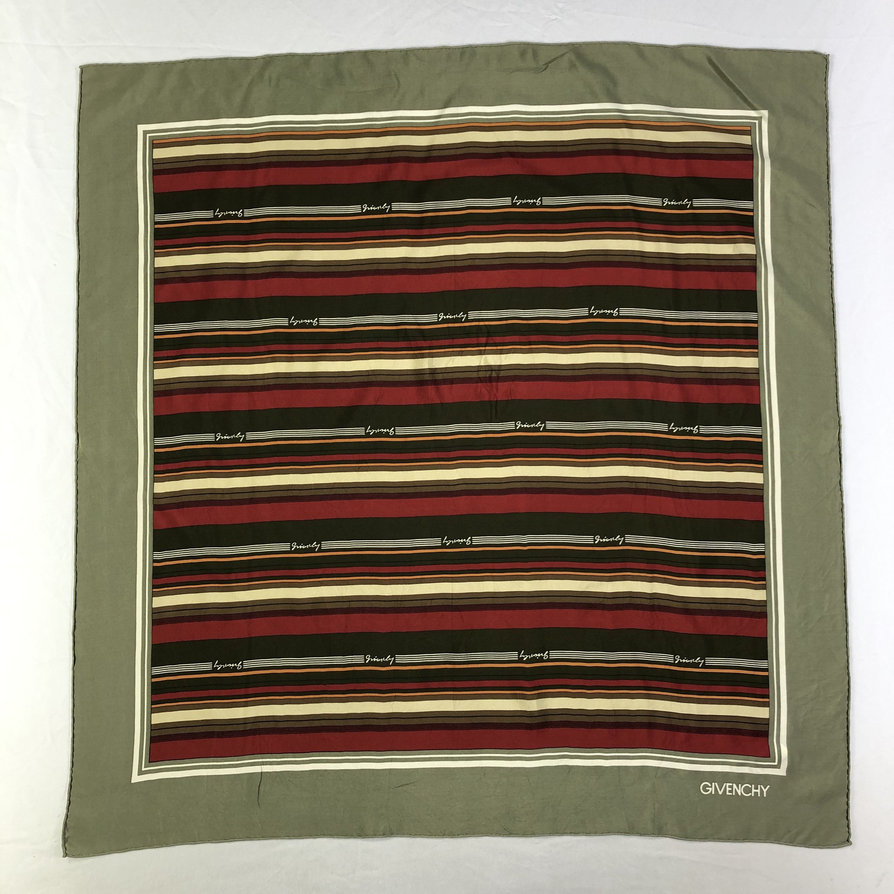Vintage Vintage Givenchy Silk Scarf Size ONE SIZE - 2 Thumbnail