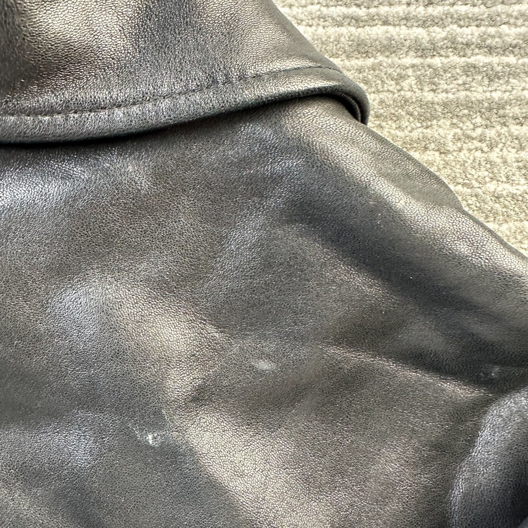 Brooks Brothers Brooks Brothers Jacket Mens 2XL Black Leather Full Zip Bomber Hoodie? Size US XXL / EU 58 / 5 - 7 Thumbnail