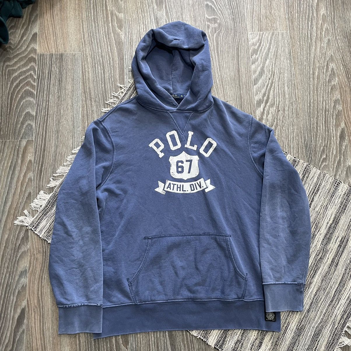 ✅90s Ralph Lauren logo sweat hoodie old Vintage Polo Ralph Lauren Hoodie Sweatshirt Big Logo