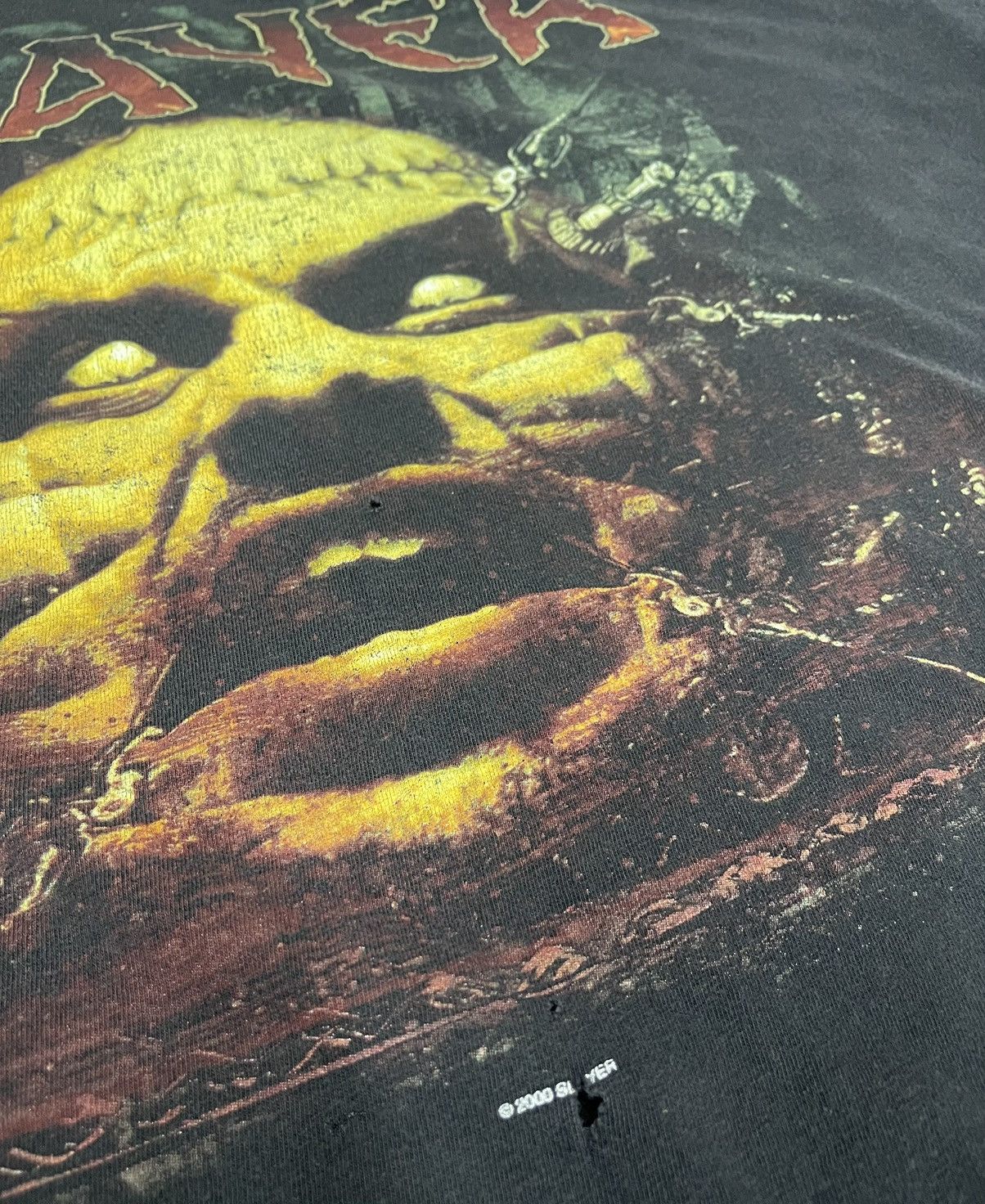 Band Tees Vintage Slayer Distressed tee Size US XXL / EU 58 / 5 - 4 Thumbnail