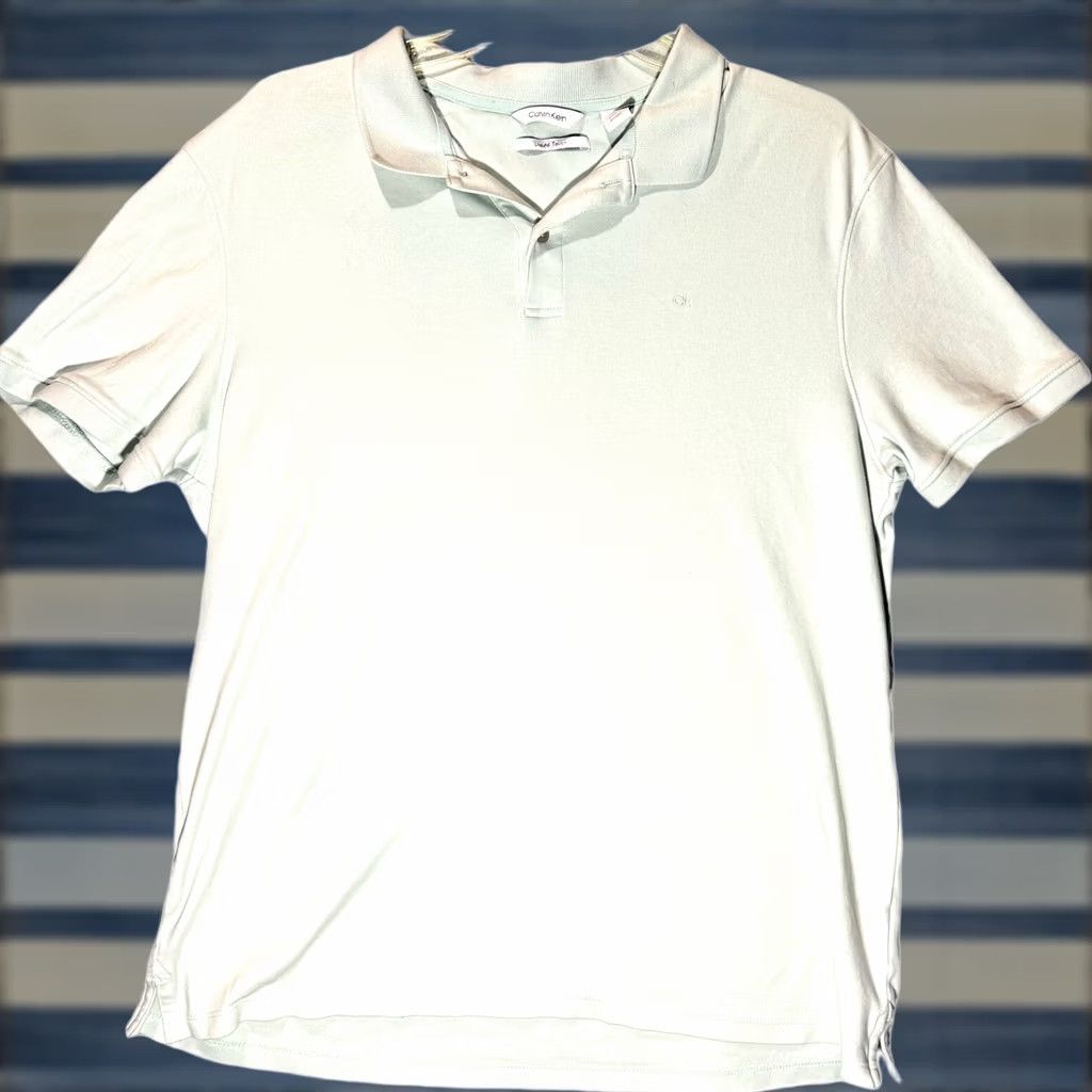 Calvin Klein Calvin Klein Polo Shirt Golf Blue Short Sleeve L Men's Liquid Touch Shirt Size US L / EU 52-54 / 3 - 1 Thumbnail