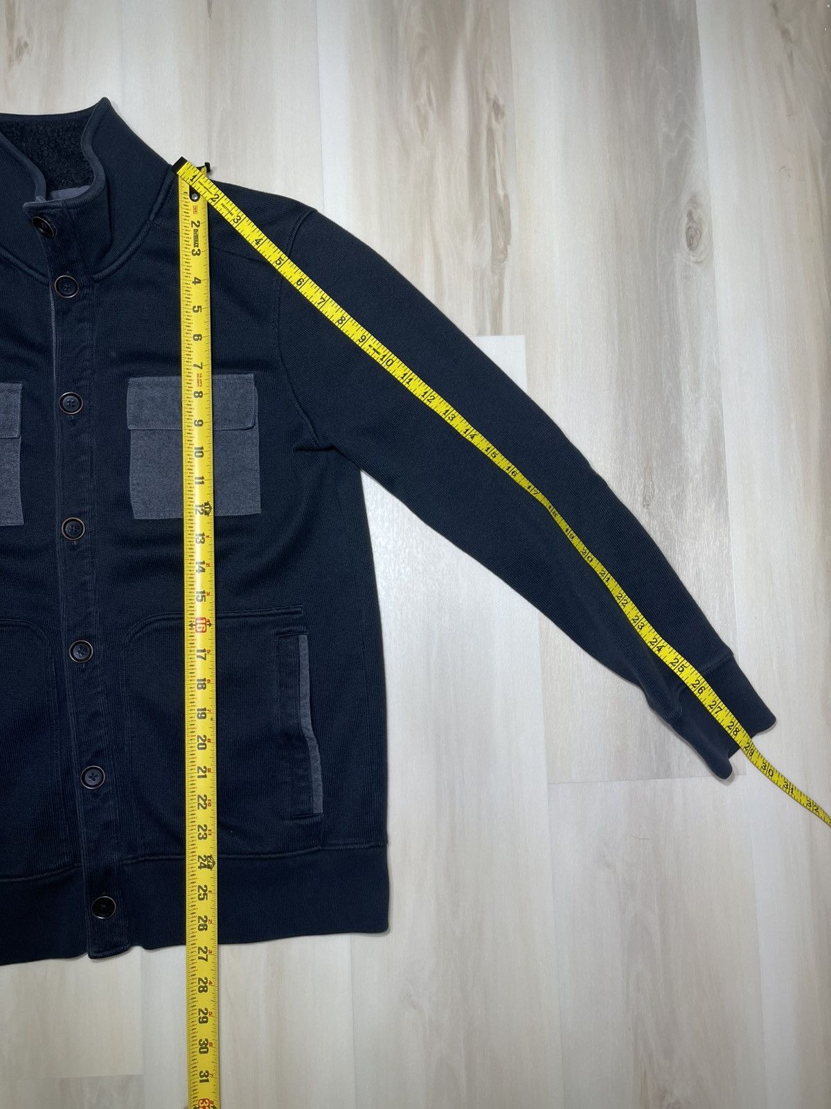Banana Republic Banana Republic Heritage Cardigan Sz M Black Elbow Pads Size US M / EU 48-50 / 2 - 5 Thumbnail
