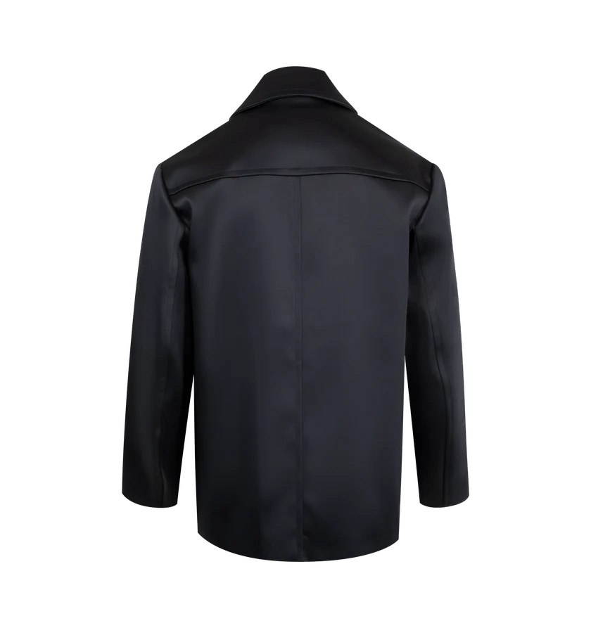 Dries Van Noten o1h1sh10525 Double-Breasted Coat in Navy/Blue Size US S / EU 44-46 / 1 - 2 Thumbnail