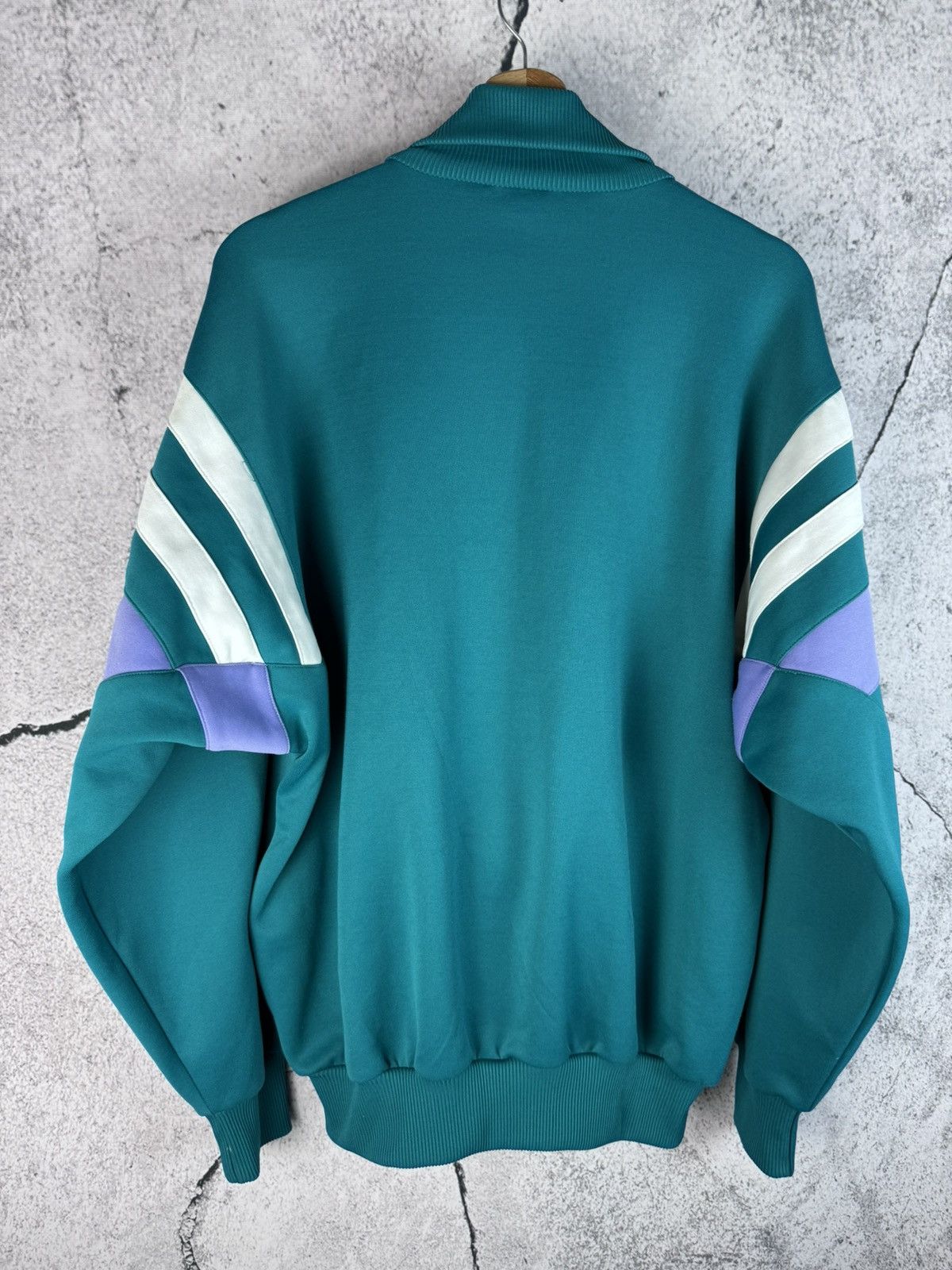 Adidas Vintage 90s Adidas Track Jacket Olympic Games Retro Zip Hood Size US L / EU 52-54 / 3 - 2 Thumbnail