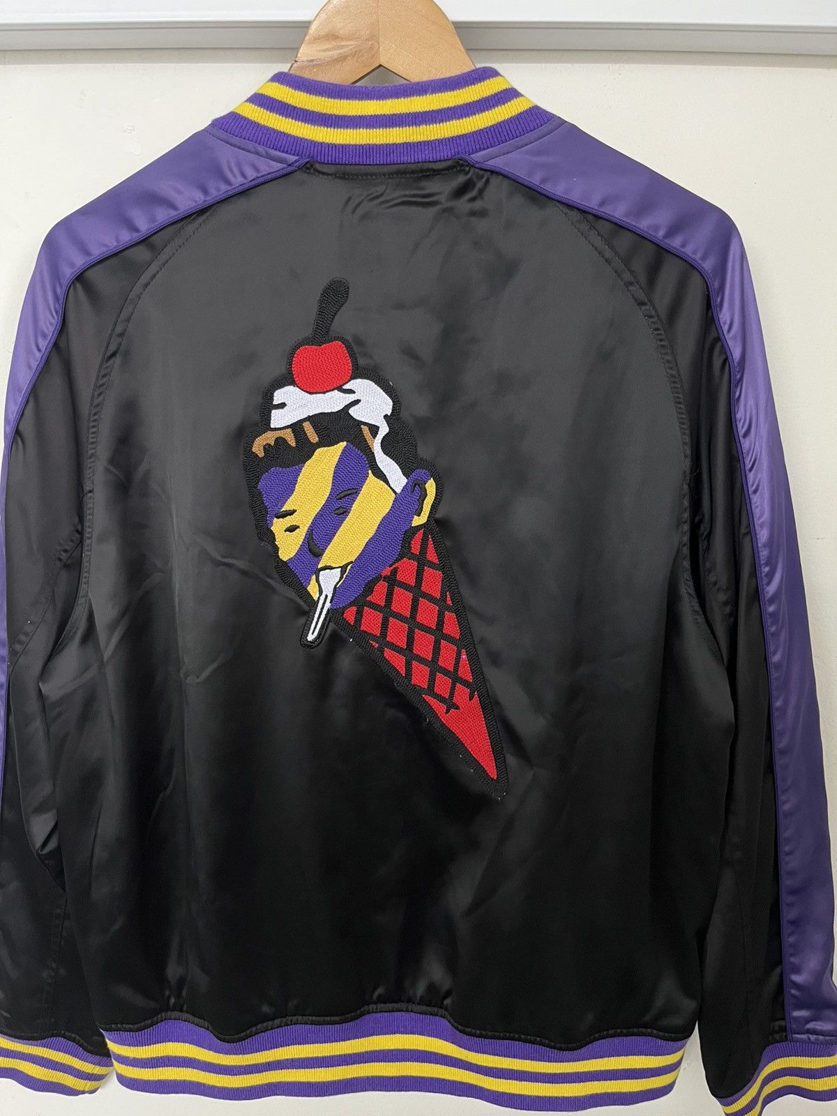 Billionaire Boys Club × Icecream Vintage Y2K Icecream Varsity Flame Jacket Size US M / EU 48-50 / 2 - 5 Thumbnail