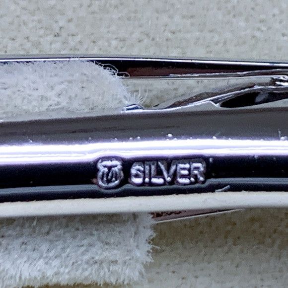 Mikimoto Vintage Mikimoto Silver Tie Clip with Pearl Size ONE SIZE - 4 Thumbnail