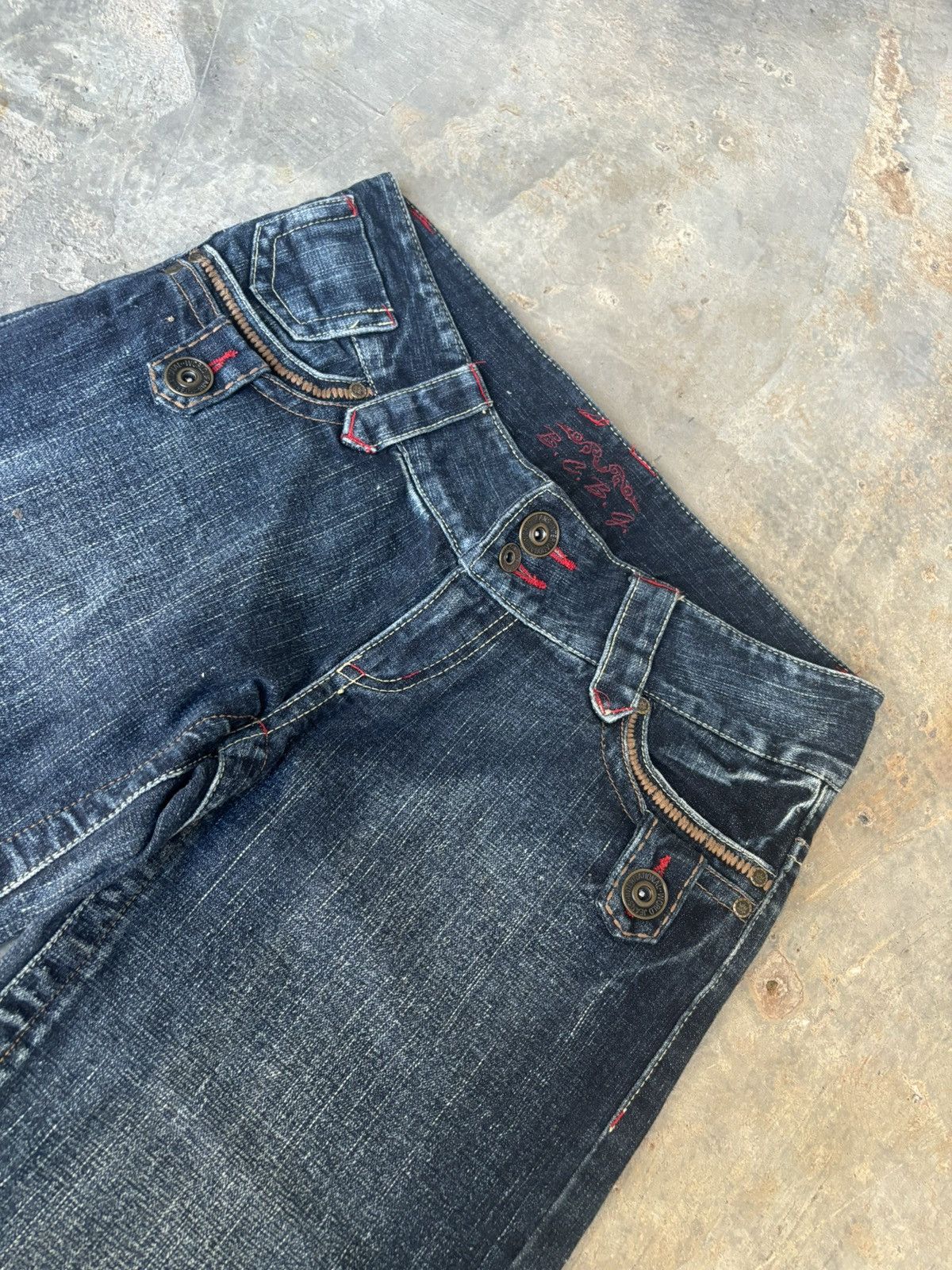 Hysteric Glamour × If Six Was Nine × Japanese Brand Vintage B.c.b.g Boocut Denim Jeans Size US 32 / EU 48 - 6 Thumbnail