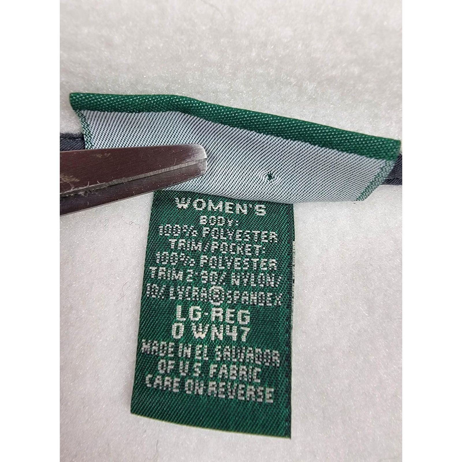 Vintage VINTAGE? No — LL Bean Fleece Pullover Womens Large White Snap Mock Neck Pockets Half Snap Size L / US 10 / IT 46 - 4 Thumbnail