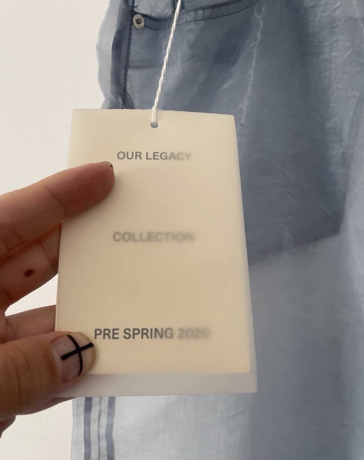 Our Legacy Our Legacy 20 Spring Runway Transparent Jeans Size US 40 / EU 56 - 5 Thumbnail