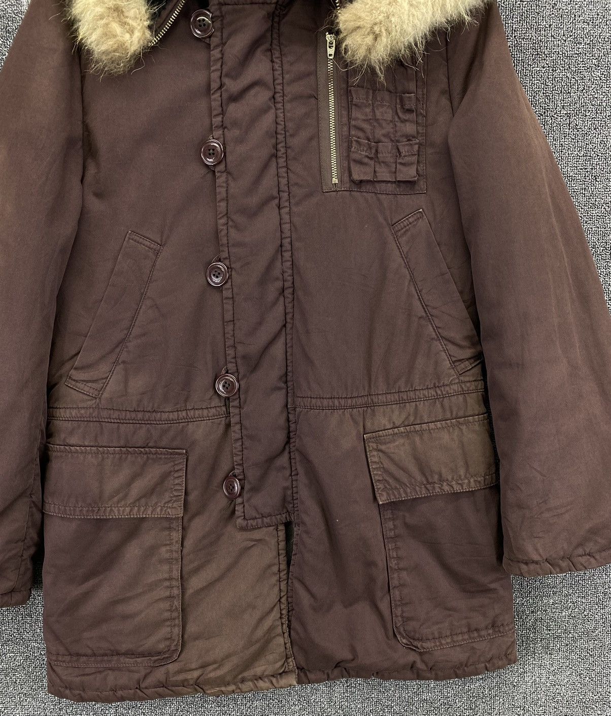 Issey Miyake Vintage Issey Miyake Sunaokuwahara Fur Hoodie Jacket Size M / US 6-8 / IT 42-44 - 6 Thumbnail