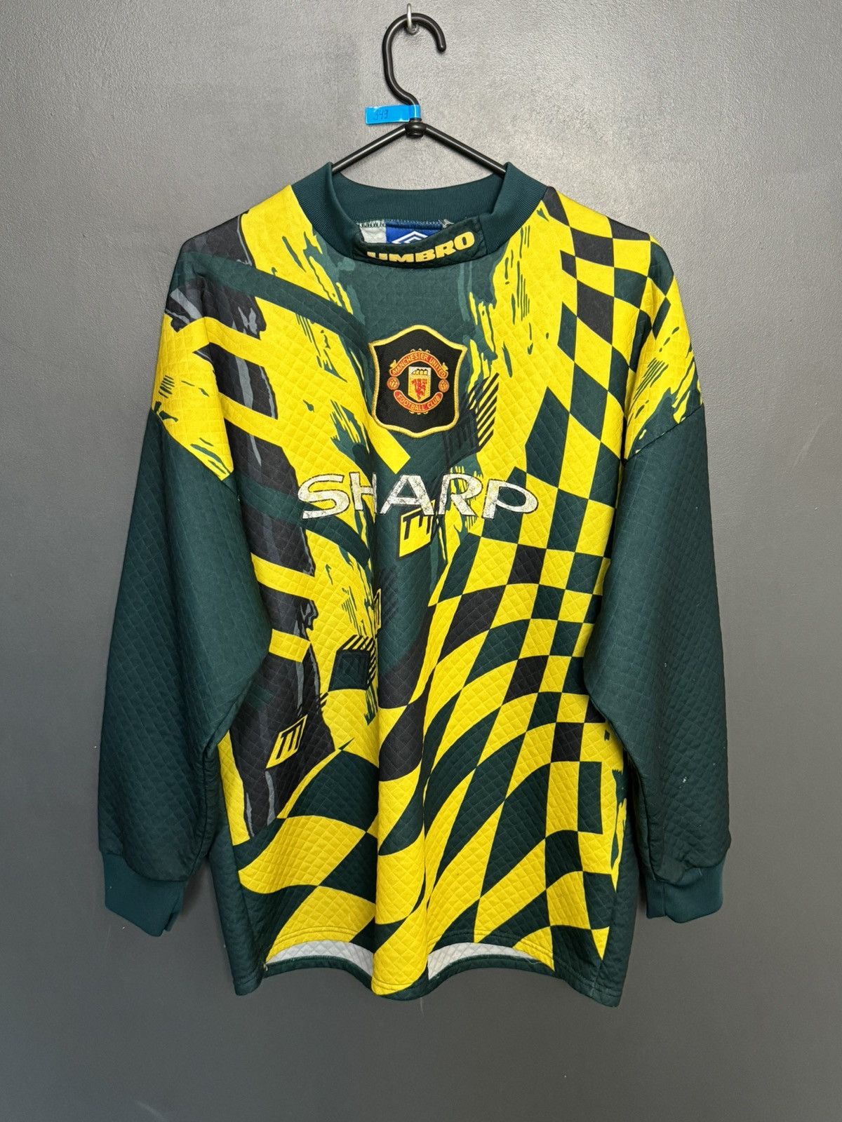 Umbro Vintage Manchester United 95/97 Goalkeeper Football Jersey Size US L / EU 52-54 / 3 - 1 Thumbnail