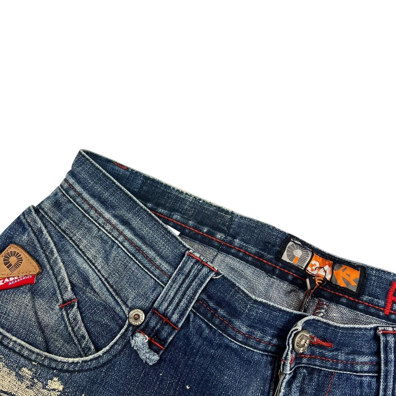 Akademiks Vintage Akademiks Baggy Embroidered Denim Jeans - Waist: 34 Size US 34 / EU 50 - 6 Thumbnail