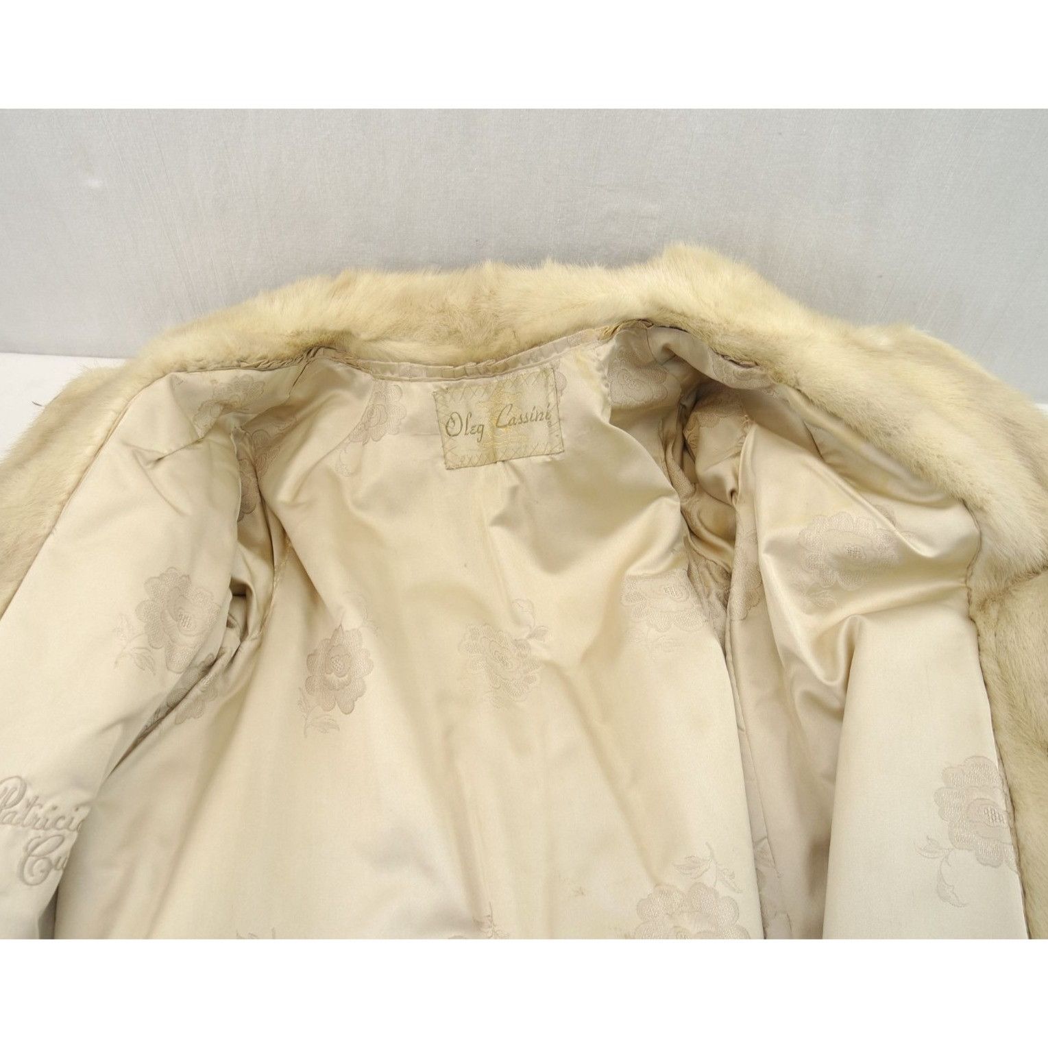 Oleg Cassini VTG Oleg Cassini Blonde Mink Coat, No Size Tag Size XS / US 0-2 / IT 36-38 - 7 Thumbnail