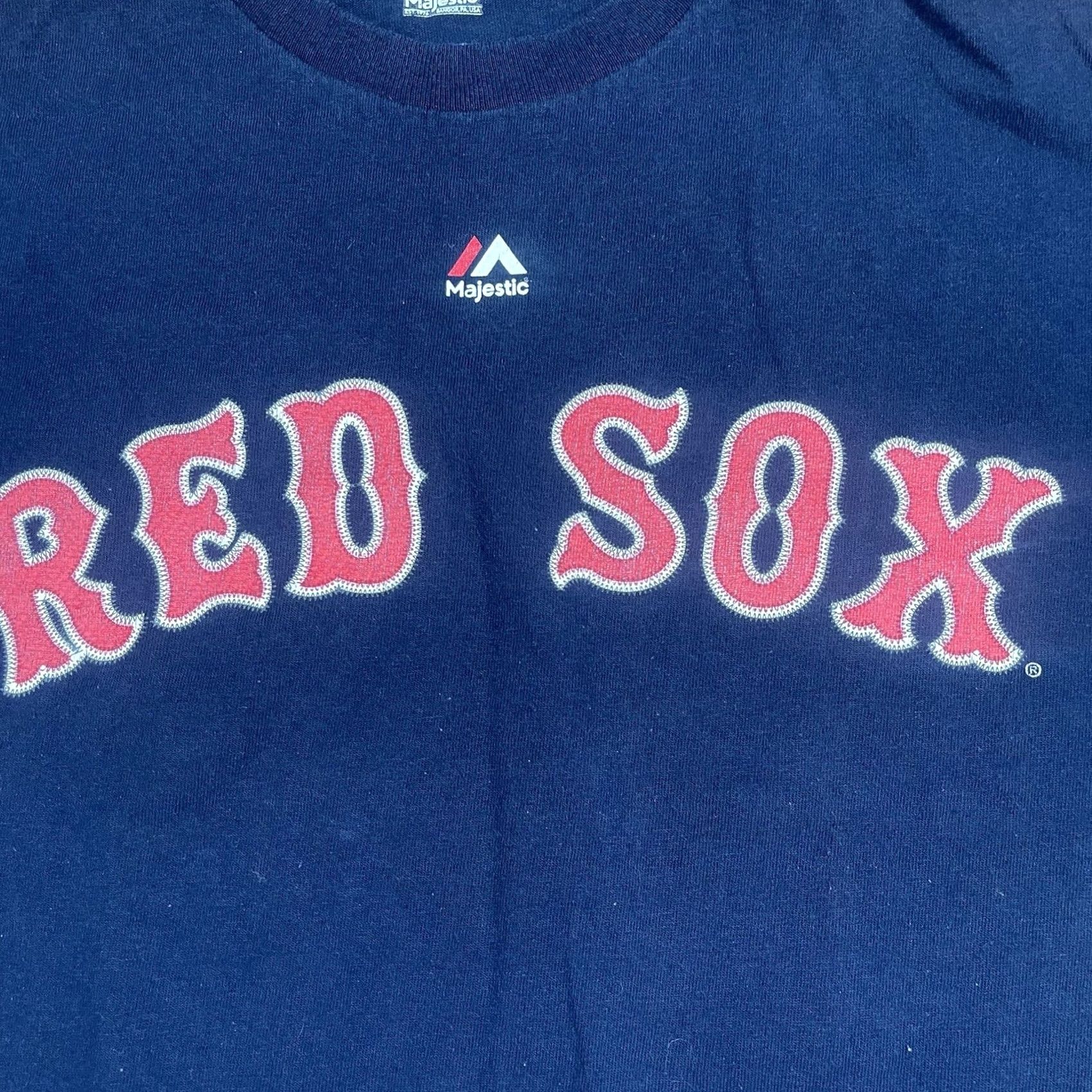 Vintage Majestic Shirt Mens Medium CrewNeck ShortSleeve Boston Red Sox #16 Benintendi - Vintage Size US M / EU 48-50 / 2 - 2 Thumbnail