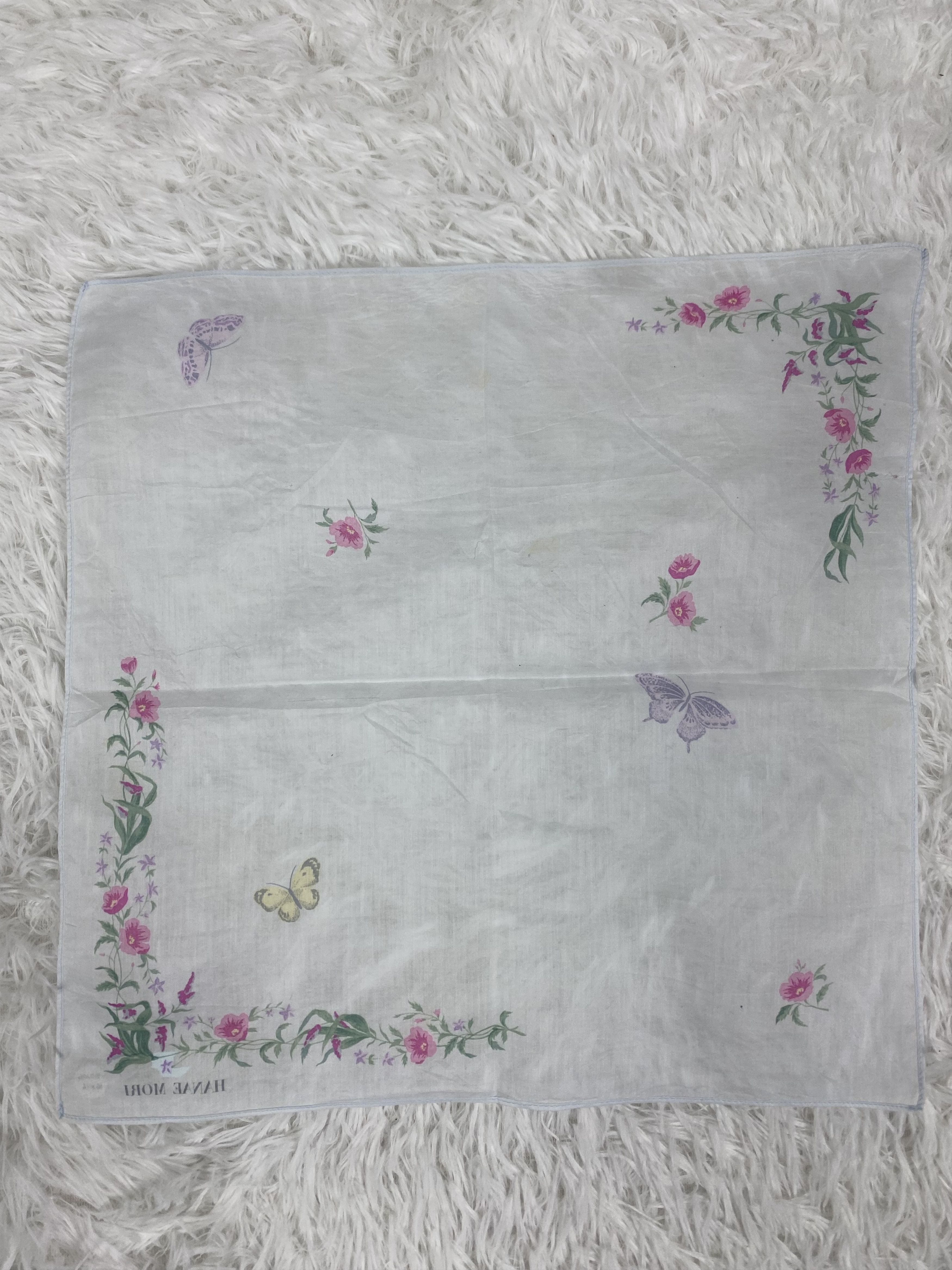 Hanae Mori Vintage Hanae Mori Handkerchief Neckerchief PH0296 Size ONE SIZE - 4 Thumbnail
