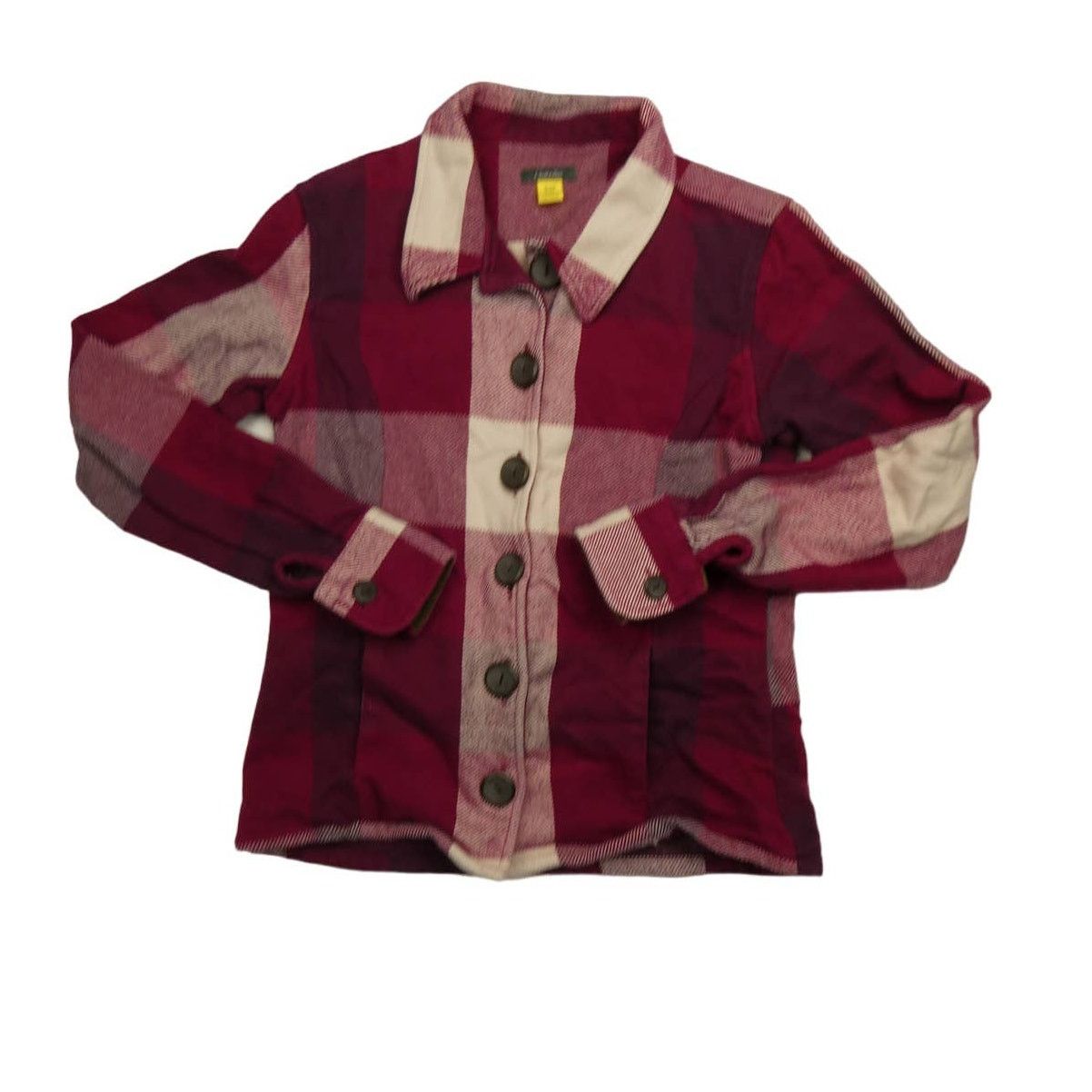 Cabelas NEW women's Cabela's large button plaid flannel shirt, small Size S / US 4 / IT 40 - 1 Thumbnail