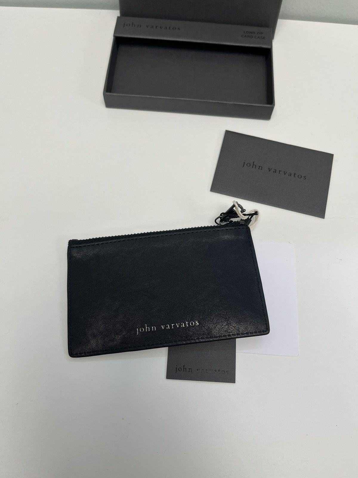 John Varvatos Heritage Long Zip Card Case wallet Size ONE SIZE - 9 Thumbnail