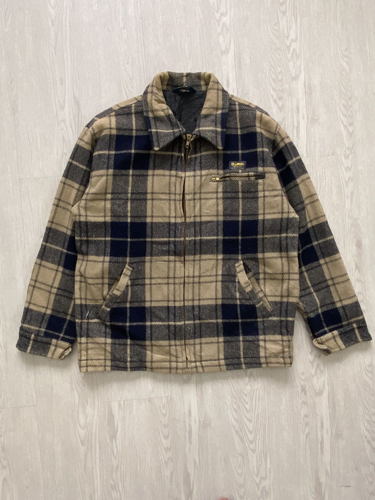 Oshkosh Vintage 1990’s Oshkosh Detroit Wool Plaid Jacket Size US L / EU 52-54 / 3 - 1 Thumbnail