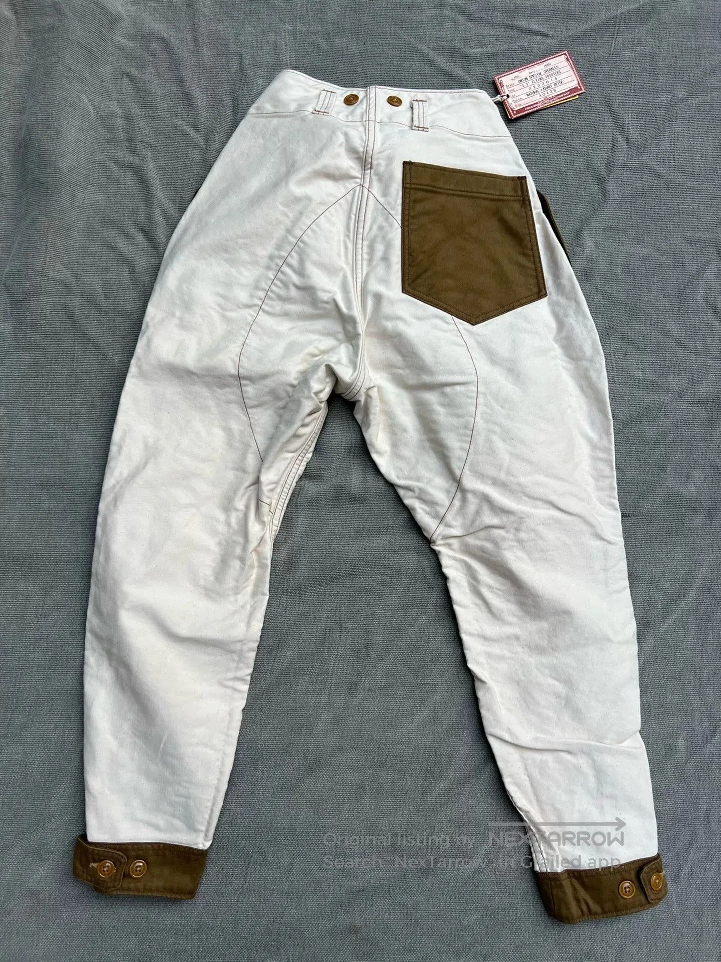 Freewheelers Freewheelers S-3 Flight Pants in Beige. Size US 30 / EU 46 - 9 Thumbnail