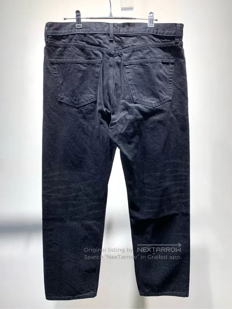Saint Laurent Paris Saint Laurent Paris Huge Hit Black Denim Long Pants Size US 32 / EU 48 - 2 Thumbnail