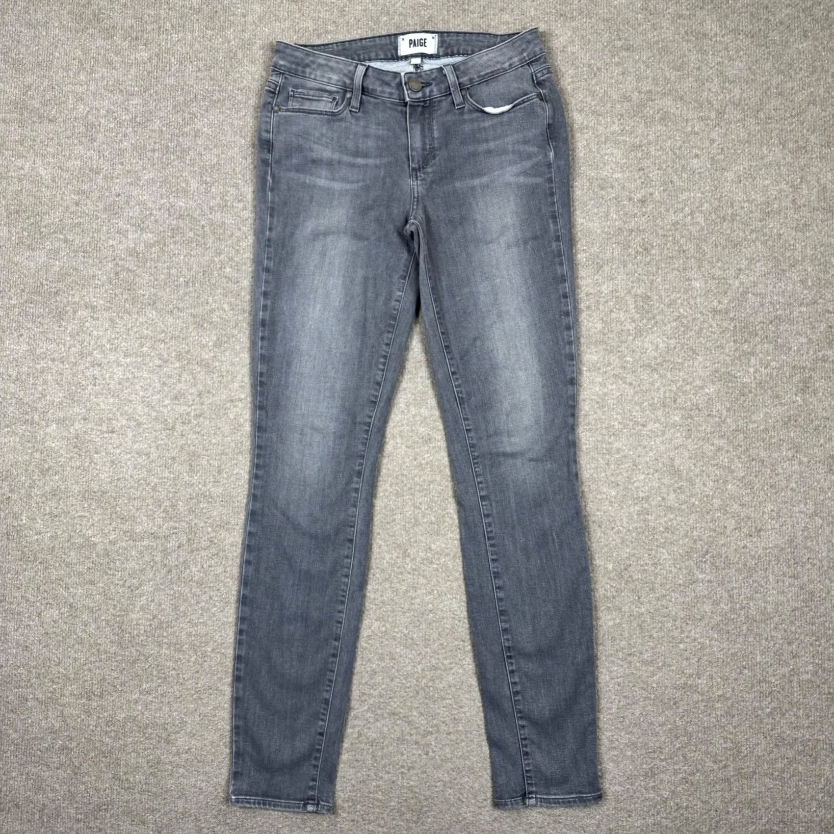 Paige Paige Jeans Womens Size 27 Gray Verdugo Ultra Skinny Denim Jeans Ladies 27 Grey Skinny Womens Slim Denim 90s? Size 27" / US 4 / IT 40 - 2 Thumbnail