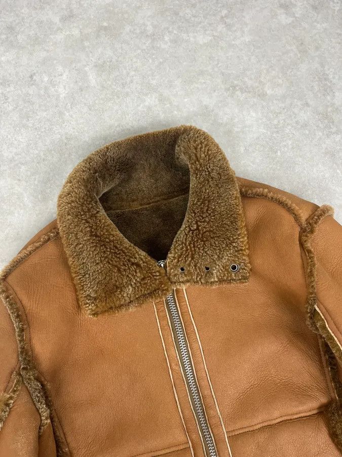 Dirk Bikkembergs 2000s Dirk Bikkembergs Brown Shearling Leather Jacket Size US M / EU 48-50 / 2 - 6 Thumbnail