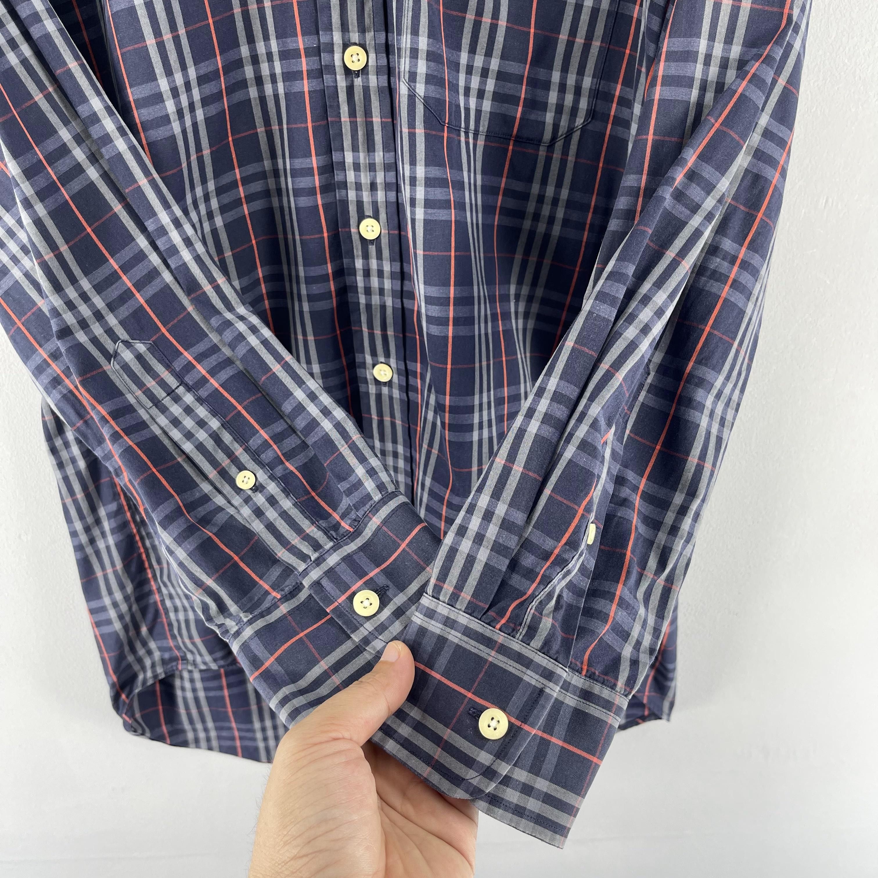 Burberry Vintage BURBERRYS Nova Check Button Up Shirt Size US M / EU 48-50 / 2 - 7 Thumbnail