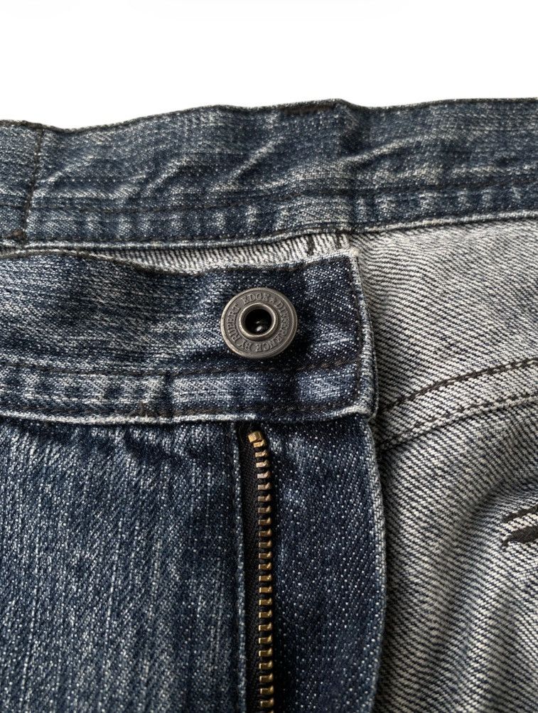 Isamu Katayama Backlash Vintage Disterssed Leather Patch Denim Size US 32 / EU 48 - 5 Thumbnail