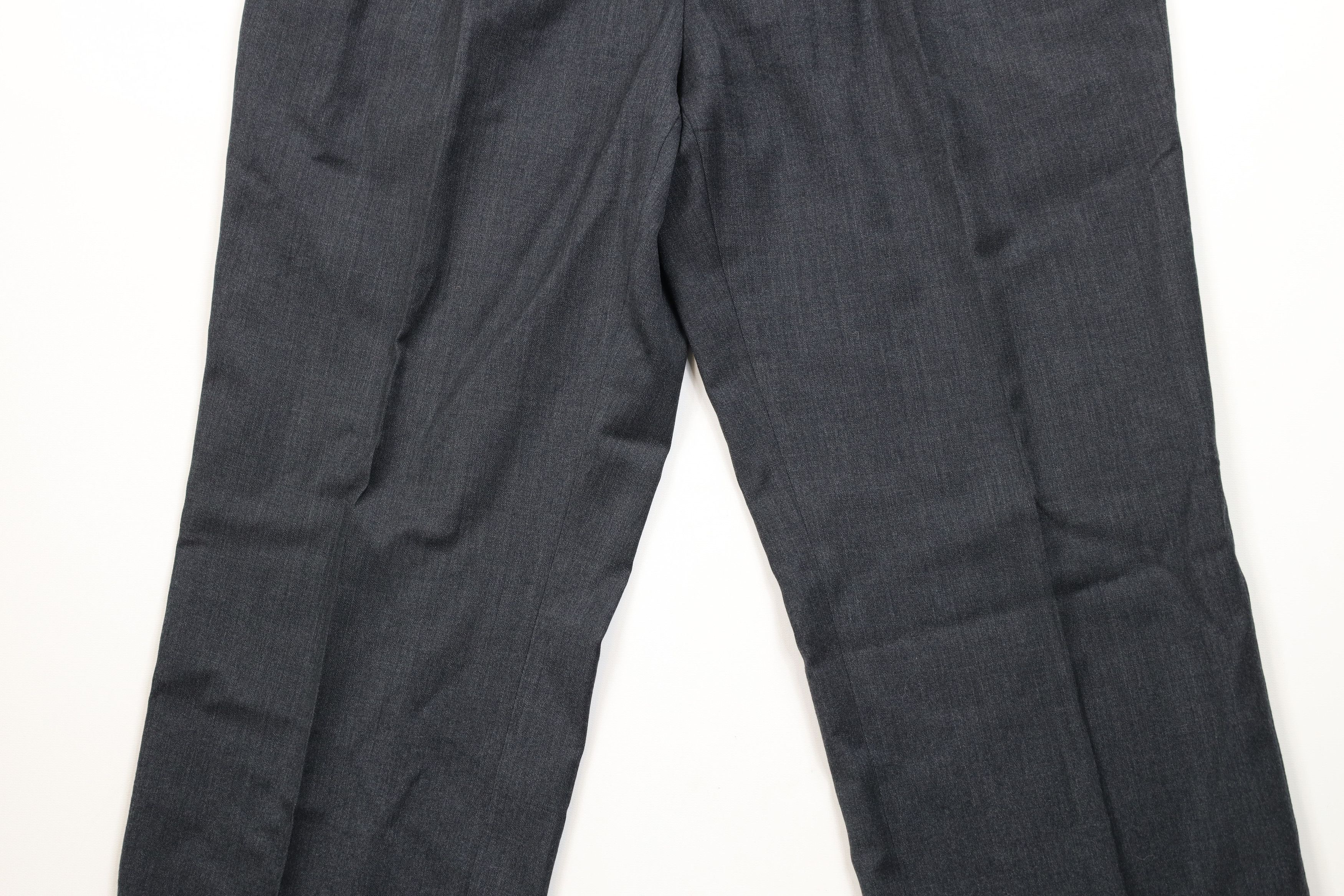 Vintage Vintage 90s Streetwear Pleated Wide Leg Chino Pants Gray USA Size US 34 / EU 50 - 3 Thumbnail