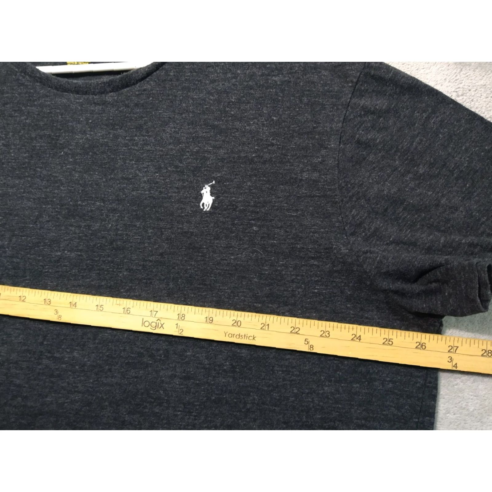Polo Ralph Lauren Polo Ralph Lauren Shirt Mens 2XL Gray Short Sleeve Pony Logo Cotton Casual Size US XXL / EU 58 / 5 - 4 Thumbnail
