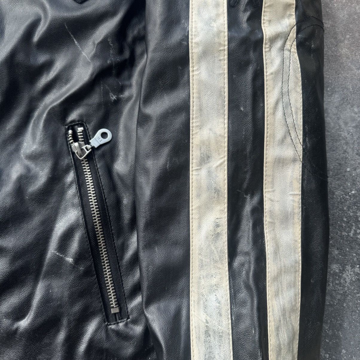 Hysteric Glamour Amazing Vintage Racing Faux Leather Moto Jacket Size US S / EU 44-46 / 1 - 9 Thumbnail
