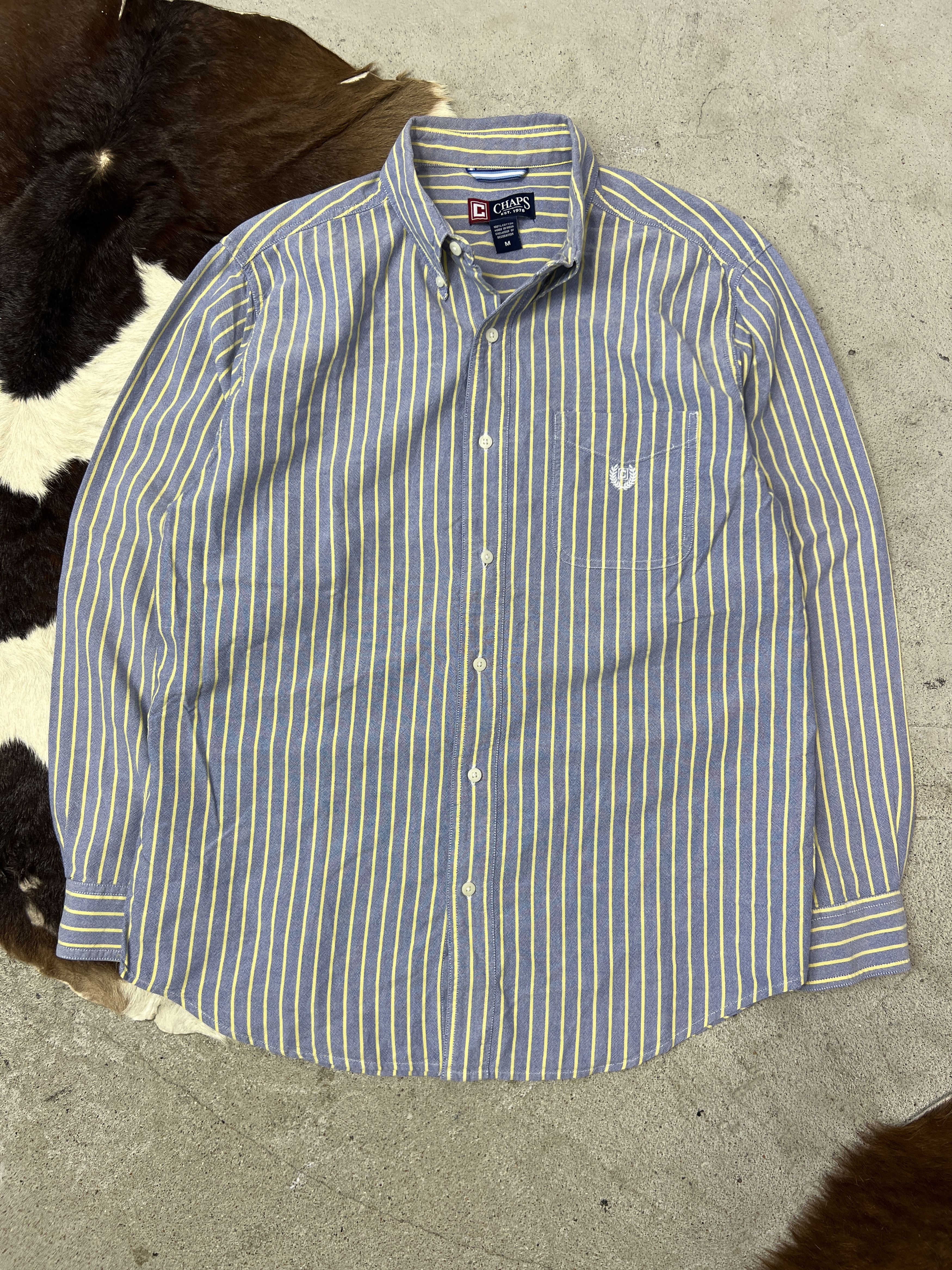 Chaps Ralph Lauren Vintage Striped Streetwear Chaps Ralph Lauren Shirt Y2K Size US M / EU 48-50 / 2 - 1 Thumbnail