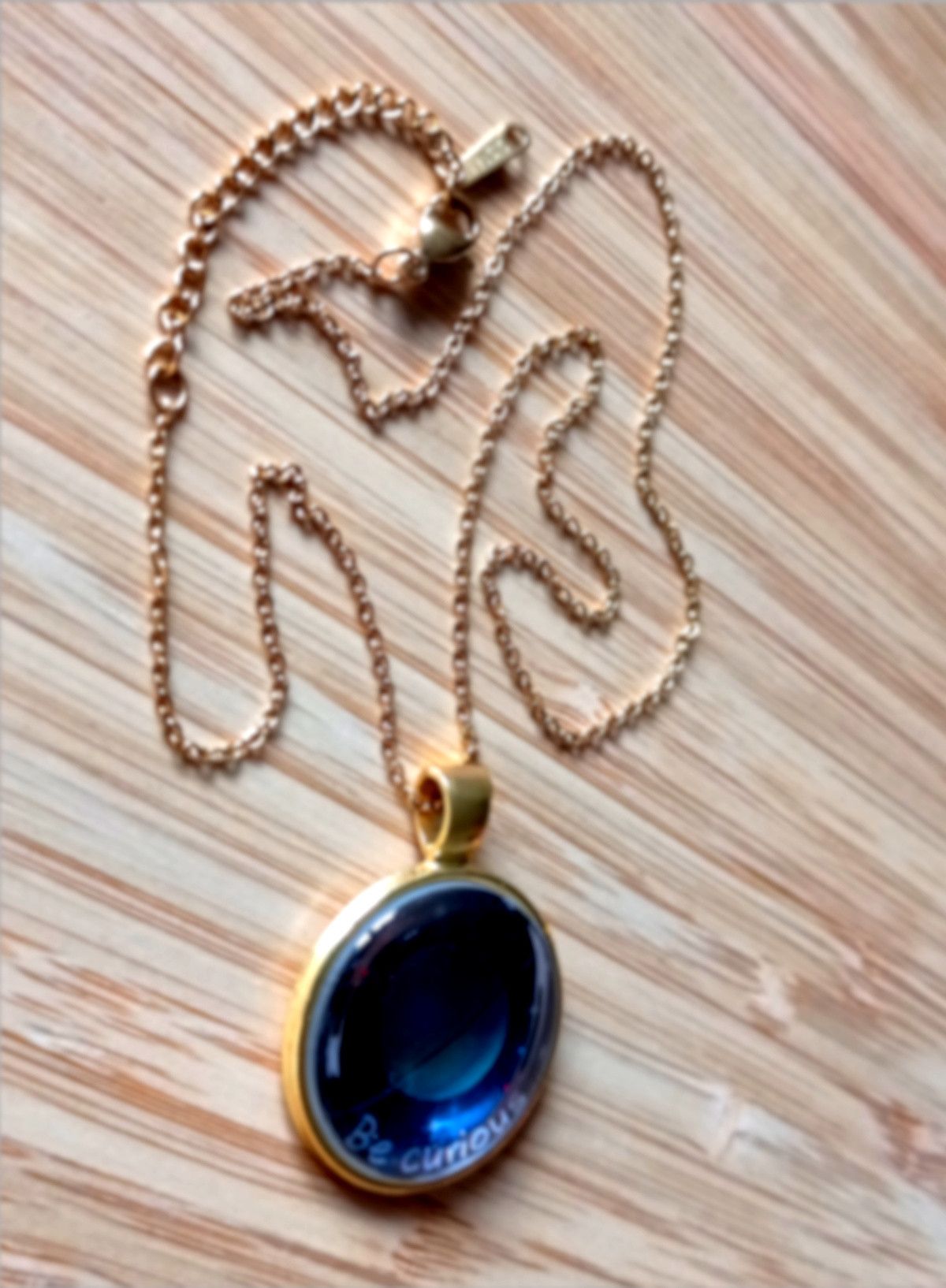 Hysteric Glamour × Japanese Brand × Vintage Punk Tiny Planet Uranus Stainless Steel Gold Necklace Unique Size ONE SIZE - 6 Thumbnail