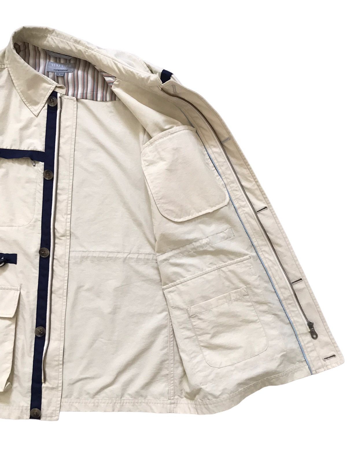 Vintage Vintage Yuki Torii Homme Composant Utility Jacket Size US L / EU 52-54 / 3 - 8 Thumbnail